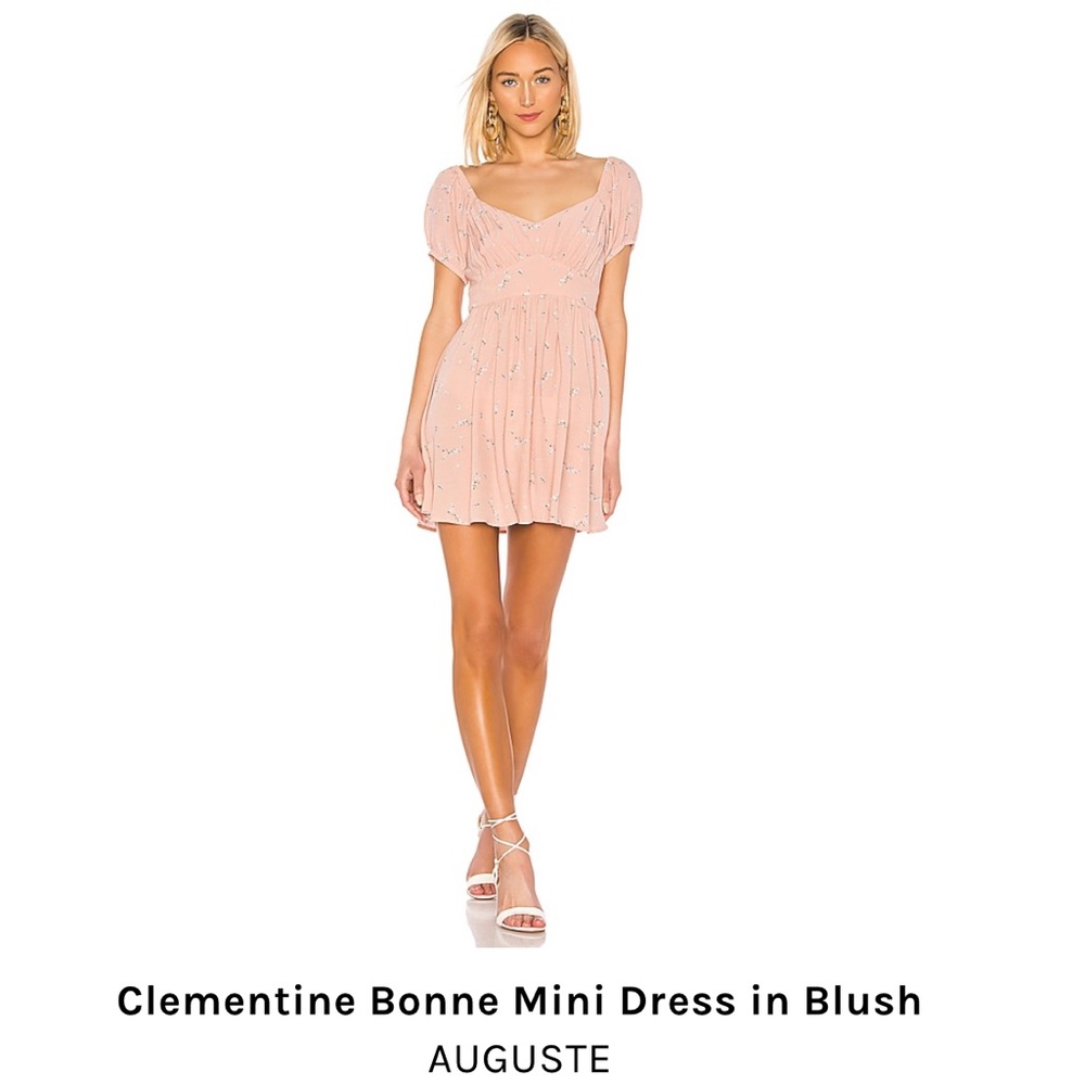 AUGUSTE Clementine Bonne Dress in Blush